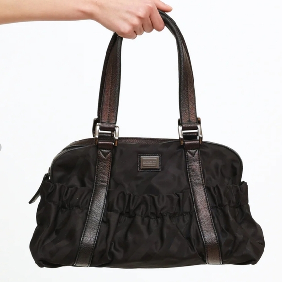 BURBERRY Black Johnstone Shoulder Bag - Picture 1 of 12